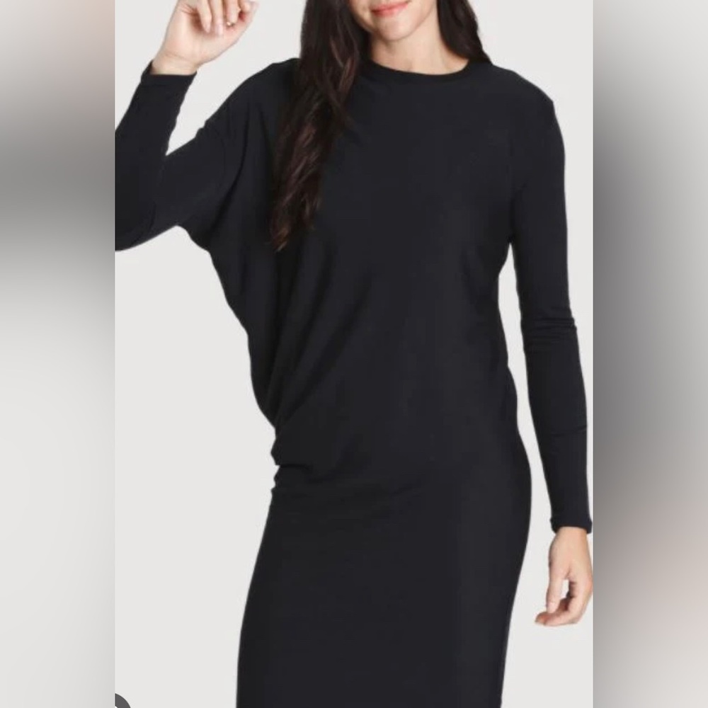 Kit And Ace Black Long Sleeve Dress